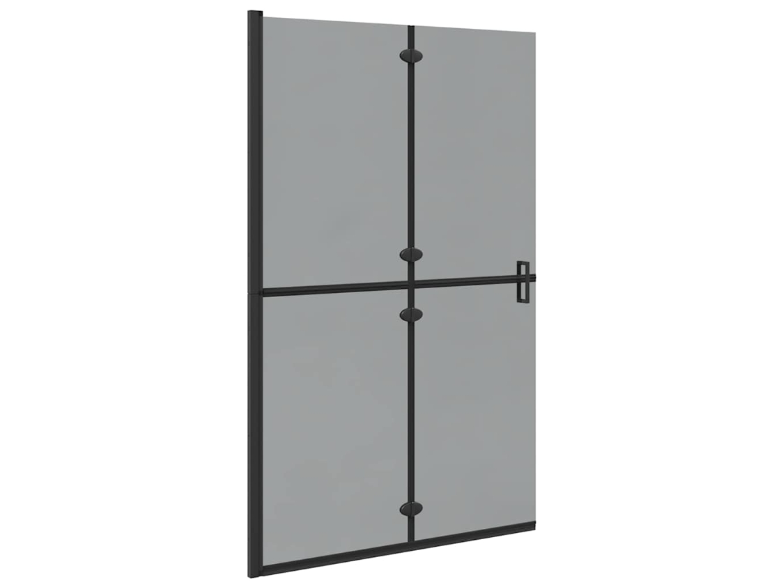Maison Exclusive - Parede De Chuveiro Walk-in Preto 120 X 6,5 X 190 Cm