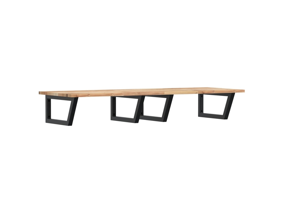 Basin Shelf, Basin Shelves Vidaxl Marrom Madeira De Acácia (140 X 50 X 2 Cm)