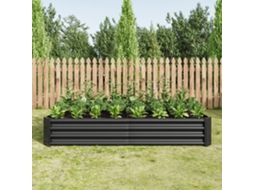 Cama Elevada De Metal Para Plantas, Aço Robusta, Antiferrugem, Sem Fundo, Ideal Para Vegetais/ervas-kd