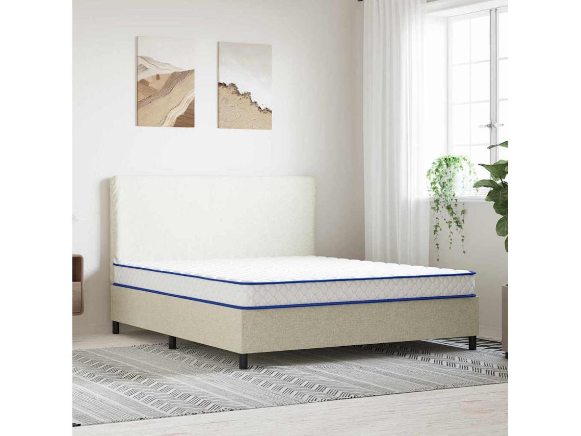 Vidaxl Colchão Macio 200 X 160 X 17 Cm Branco