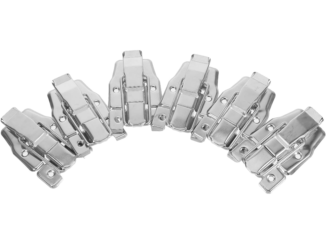 Conjunto De 6 Travas Metálicas - Para Uso Prático E Funcional