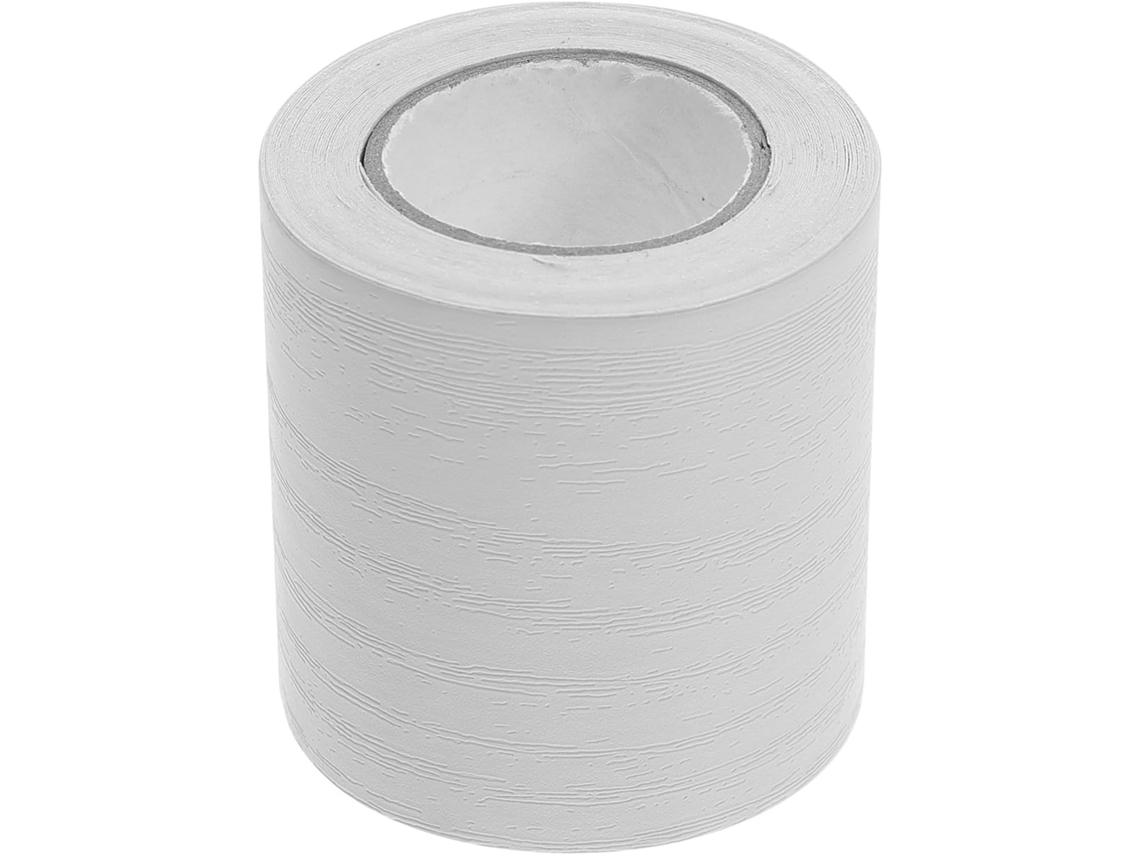 Rodapé Autoadesivo Branco Em Pvc Ganazono Para Decoração De Paredes E Tetos, Fácil De Cortar, 5m Para Corredores E