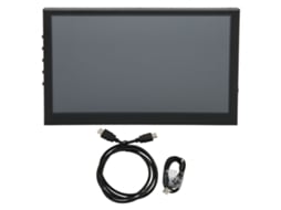 Monitor Portátil Lcd de 7 Polegadas com Tela Sensível ao Toque Ips, Segunda Tela Hd CHABERLU