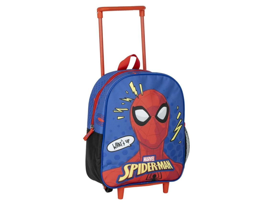 Mochila Escolar com Rodas SPIDER-MAN Azul 10 x 30 x 25 cm