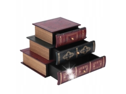 Caixa De Jóias 21x15x14,5 Cm 3 Andares Design Elegante Múltiplos Cores