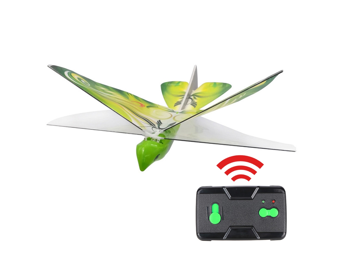 Ats drone Ave Electrónica Voladora Control Remoto Ave Simulada Luminosa Juguete Ligero Y Duradero para Niños