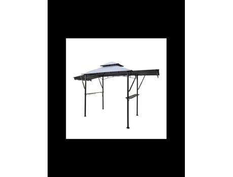 Casaco Wadiga Churrasqueira 205x124x255 Cm 2 Para Sol Vermelho Proteção Contra Intempéries Fornord