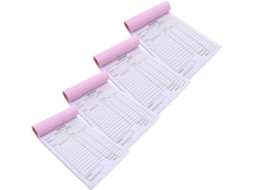 Popetpop 4 Peças Livraison Carnet De Reçus De Commande 2 Partes