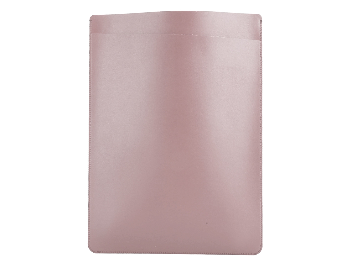 Capa Para Laptop Multicolorida De Microfibra, Couro Sintético, Dupla Camada, Para Os X 15,4 Polegadas, Ouro Rosa Slowmoose