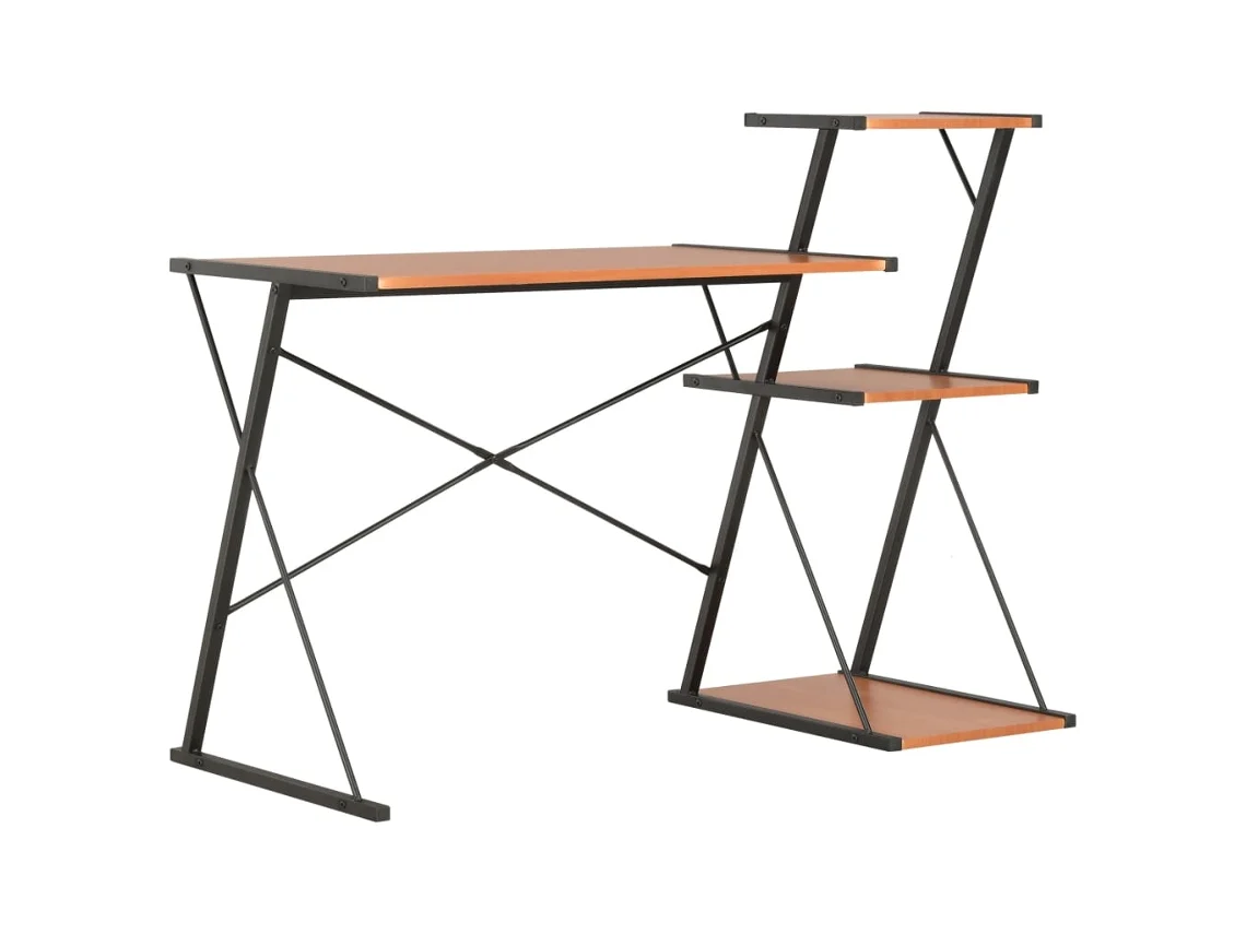 Desk, Desks Vidaxl Preto Madeira Processada (n/a)