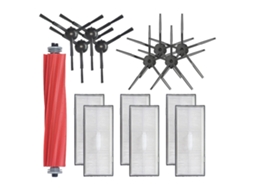 Kit de Acessórios com 15 Peças para Filtro Roborock Hepa Escova Lateral Principal