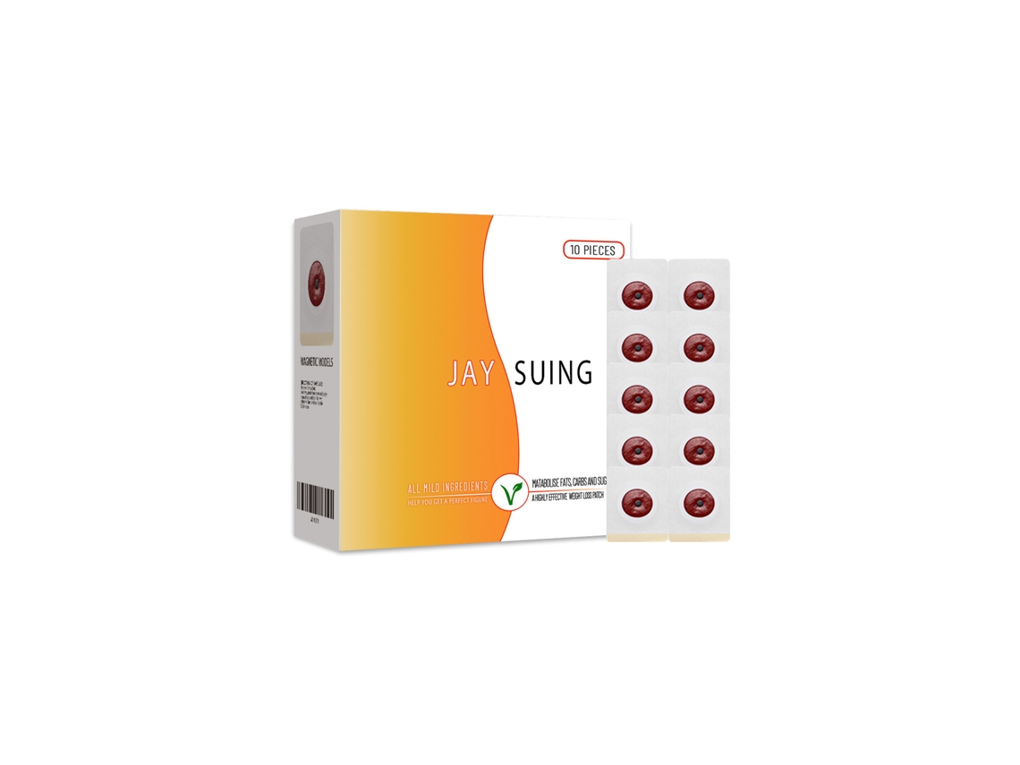 Parche Magnético Umbigo Jaysuing 10pcs Emagrecimento