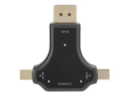 Aetheria adaptador Multifuncional 3 em 1 Hd/dp/mini Dp para Hdmi Converter Acessórios para Laptop D63a