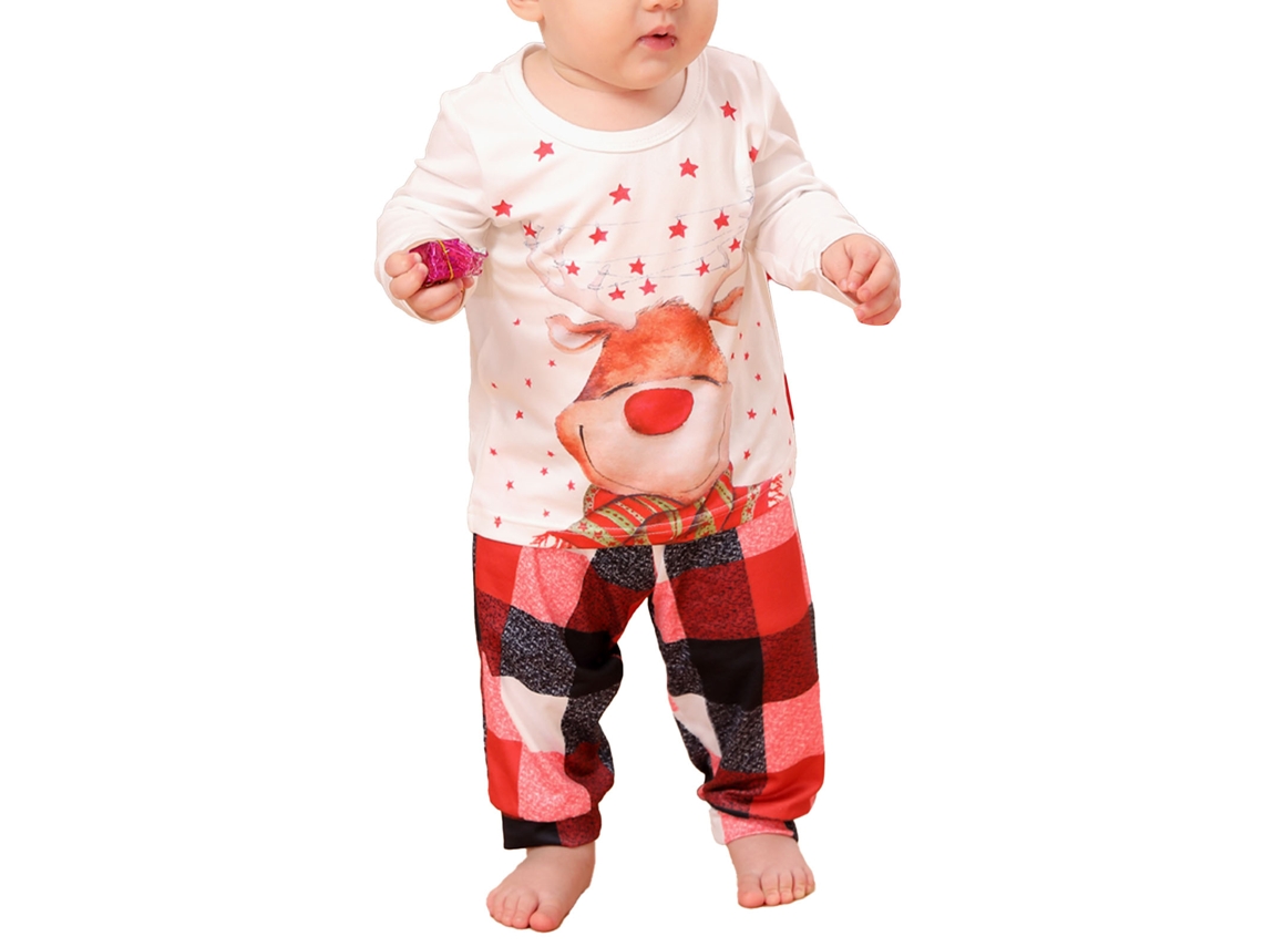 Pijamas De Natal Em Família Com Laxiscreed E Bodysuit Gráfico Para Crianças De 8 A 9 Anos