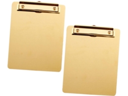 Conjunto de 2 Porta documentos Alipis em Aço Inoxidável, Organizador Arquivos Elegante para Escritório, e Prát