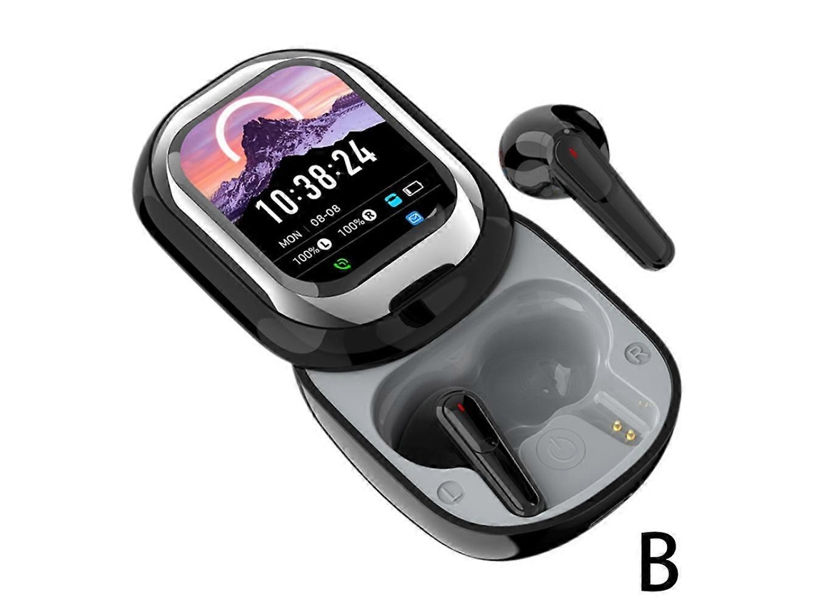 Fones De Ouvido Sem Fio Bluetooth Com Tela Sensível Ao Toque Led Inteligente E Controle Deslizante Ly Ebike
