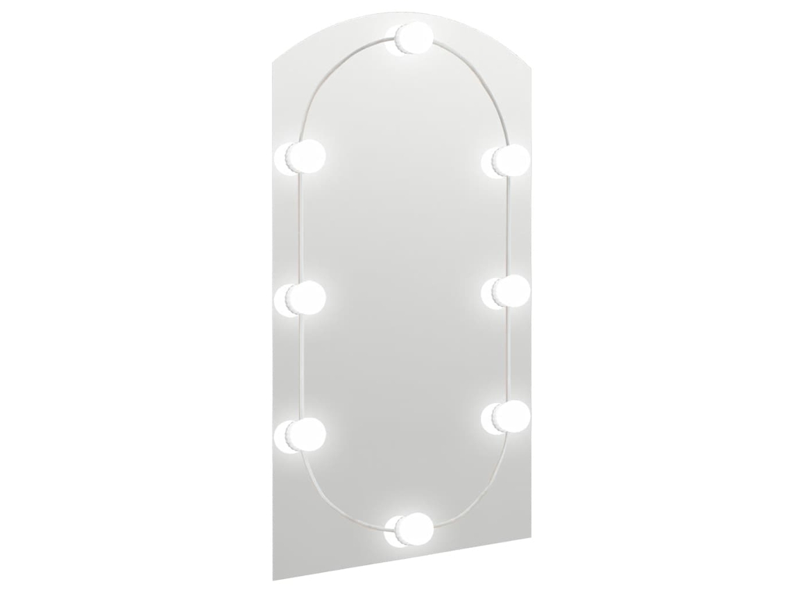 Mirror With Led Light, Mirrors With Led Lights Vidaxl Prateado Vidro (90 X 45 Cm)