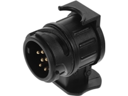 Adaptador Rebore 13 Pinos Para 7 Pinos - Preto
