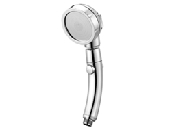 Chuveiro Turbo Alta Pressão, Multi Velocidades, Botão Stop, Grande Saída Água