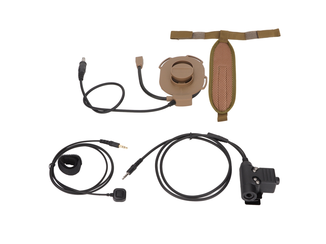 Fone De Ouvido Militar Unilateral Para Moto Com Microfone No Dedo E U94 Plug 3.5mm Para Celular