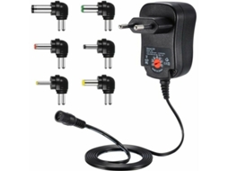 Adaptador Ca Versátil, Fonte De Alimentação Universal Com Voltagem Ajustável Para Dispositivos Eletrônicos Multivoltagem, Uso Mundial E Proteção De Se