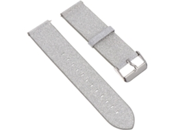 Pulseira Flexível Compatível Com Samsung Watch, Pulseira De Substituição Prateada Para Smartwatches Gokoco