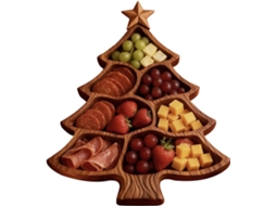 Bandeja De Natal Com Compartimentos
