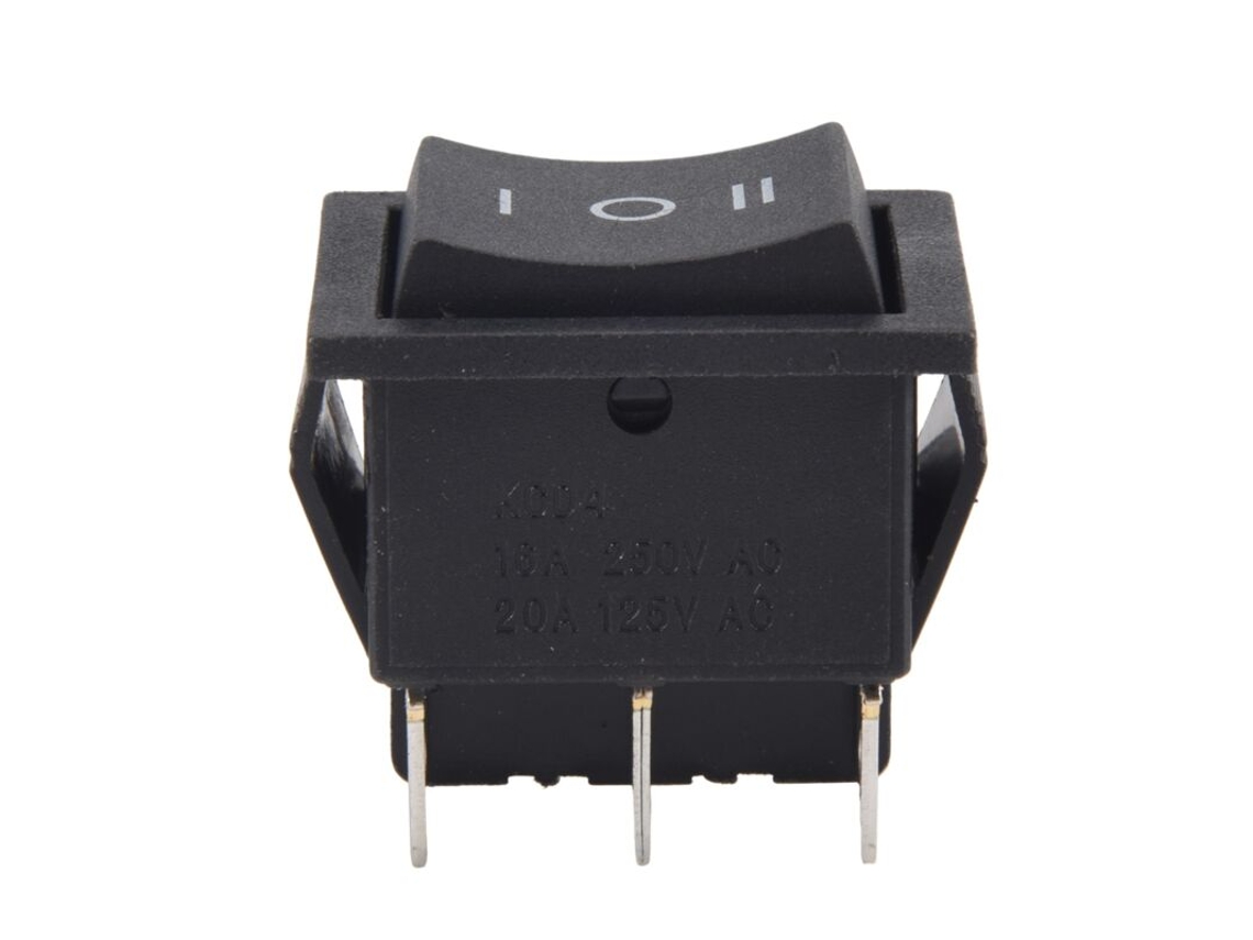 Interruptor Basculante De Perfil 6 Pinos E 3 Posições, 16a 250v Ac/ 20a 125v