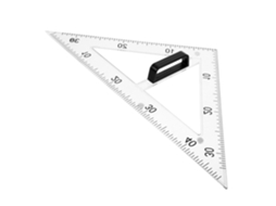 Lurelia Kit Geométrico Em Plástico Com Transparente Para Geometria E Matemática