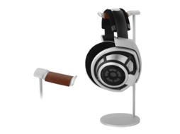 Suporte Fones Alumínio,base Estável Anti, Para Sennheiser/sony/bose/beats/akg/razer Prata