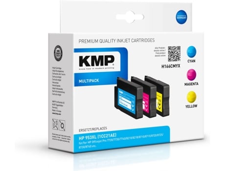 H166cmyx Multipack C / M / Y Compatível Com Hp