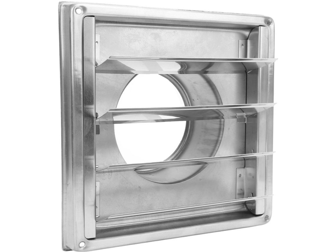 Tampa De Ventilação De Exaustão, 4 Polegadas Quadradas Em Aço Inoxidável 304,