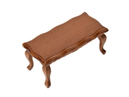 Rebe-mesa Lateral Miniatura Mueble Para Casa De Muñecas 1/12 Accesorios (marrom)