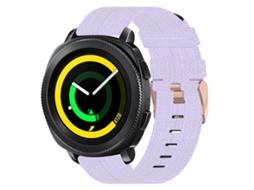Pulseira De Nylon Trançado De 20 Mm Para Samsung Gear Sport