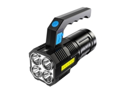 Lanterna Led Portátil Recarregável Brilhante, Lanterna Para Áreas Externas Com Alça, Holofote De 1200lm Aquaforge