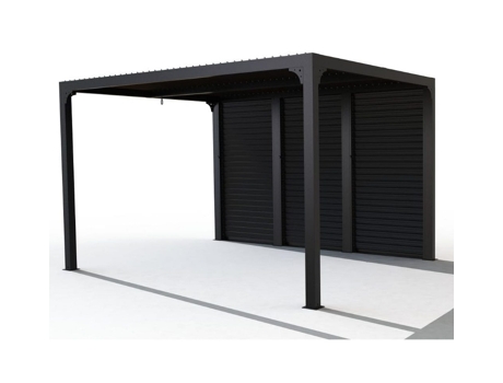 Pérgola Bioclimática 10,8M² Cinza Antracite Per36V30Bi HABRITA