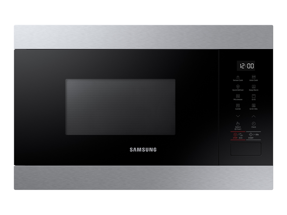 Micro-ondas Encastre SAMSUNG MG22M8274CT (22 L - Com Grill - Inox)