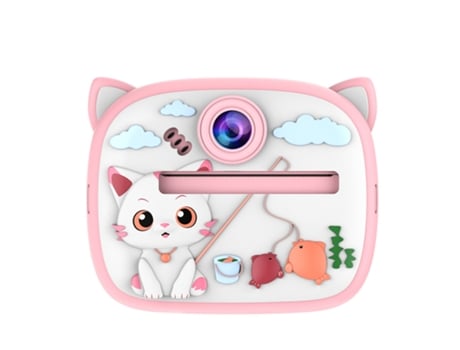 Câmara Instantânea Infantil Mini Câmara Digital Portátil Com Impressão Instantânea E Papel Térmico Zyntratech