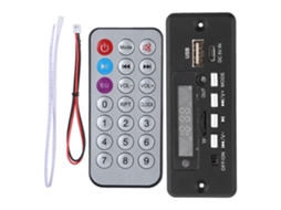 Aetheria placa Decodificadora Bluetooth Veicular com Chamada Hands free e Controle Remoto (preto)