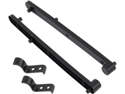 Conjunto De Trilhos Deslizantes Ocultos Anneome Para Portas Basculantes, Trilhos Laterais De Plástico Preto Para