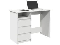Vidaxl Secretária 102x50x75 Cm Derivados De Madeira Branco
