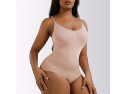 2026 body Shaper Heyshape para Mulher Traje Inteiro Sem Costuras com Fivelas Cor Preto, Pele e Marrom