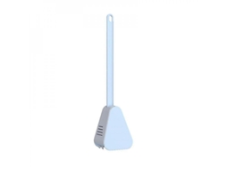 2026-cepillo De Inodoro De Silicona Com Suporte Limpiador De Cantos Muertos, Design Ergonômico Antiderrapante, Banheiro Mbd Azul