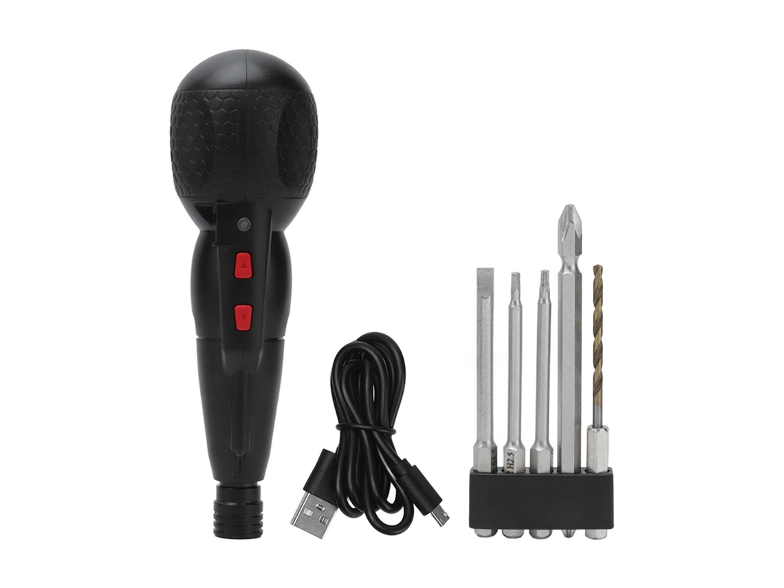 Kit De Parafusadeira Elétrica Recarregável Via Usb De 10w Com Luz Led. Aquaforge