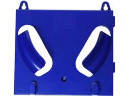 Suporte Mural Para Capacete, Leve E Fácil De Usar, Ideal Para Salão, Ateliê E Mais Bis, Azul