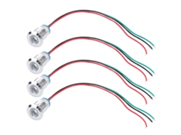 Luzes Led Redondas Pré filadas Impermeáveis Bicolor