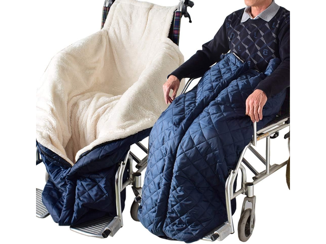 Cobertor Quente Para Cadeira De Rodas - Cobertor De Lã Espessada, Resistente, À Prova Dágua E Fria Para Idosos