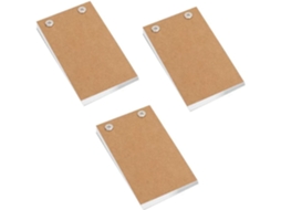 Bloc-notes Portátil 3 Peças Em Papel, Com Objetos Móveis, Fácil De Transportar Ranger, Para Escrever E
