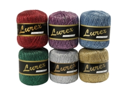 Conjunto De Fios Com Glitter Da Creativ Company Fio Lurex Para Hobby Multicolorido 6x160m
