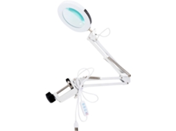 Luminária de Aumento Led Ajustável para Mesa, Iluminação para Soldagem, Clipe de Metal Resistente, Uso com Ampliação. SFUSHOS